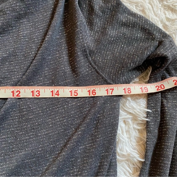 2/$20 FREE PEOPLE Sparkly Cowl-neck Top size XS - Picture 8 of 12